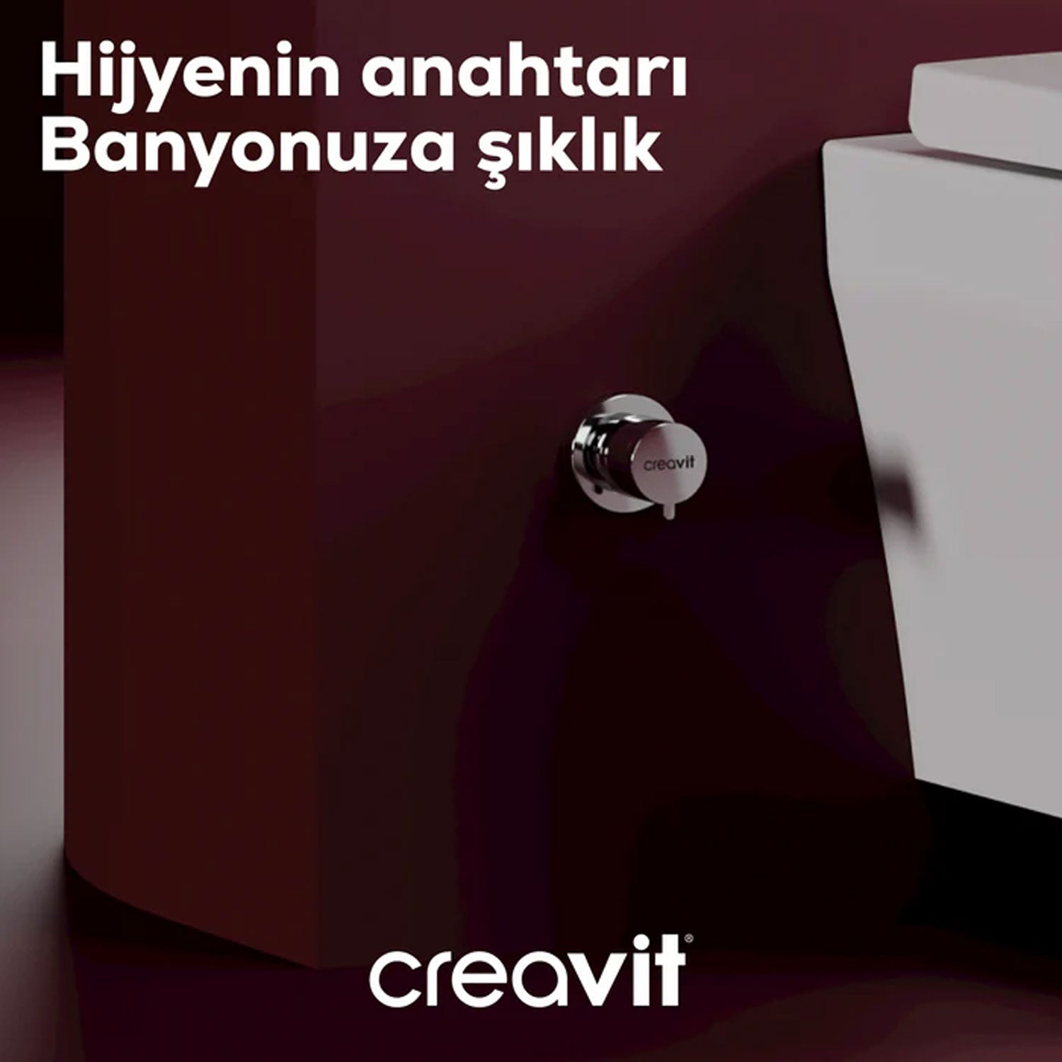 Creavit Aç Kapa Ara Kesme Valfi 1/2''-1/2'' PPRC - AC40P