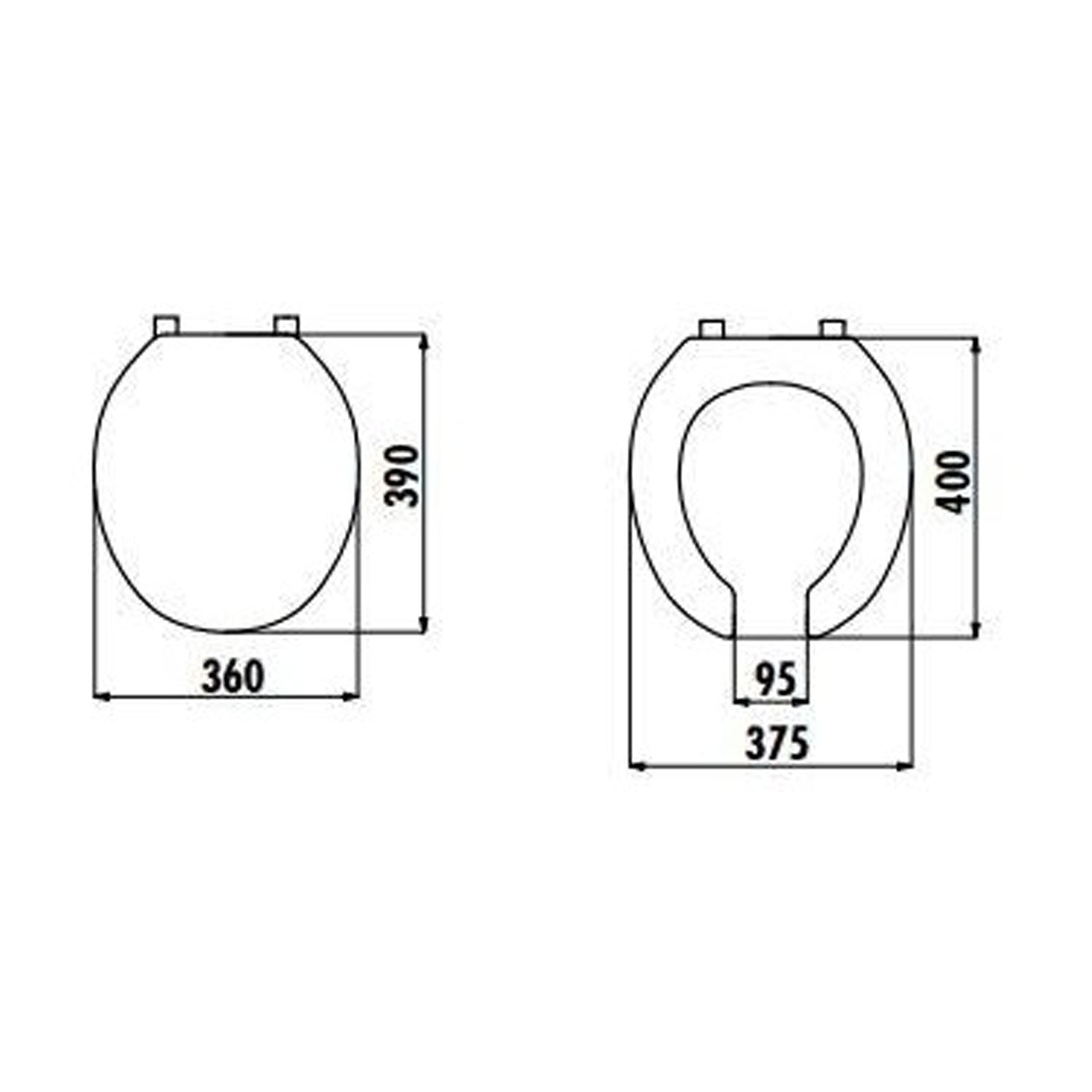 Creavit Bedensel Engelli Duroplast Yavaş Kapanan Klozet Kapağı - KC0403.01