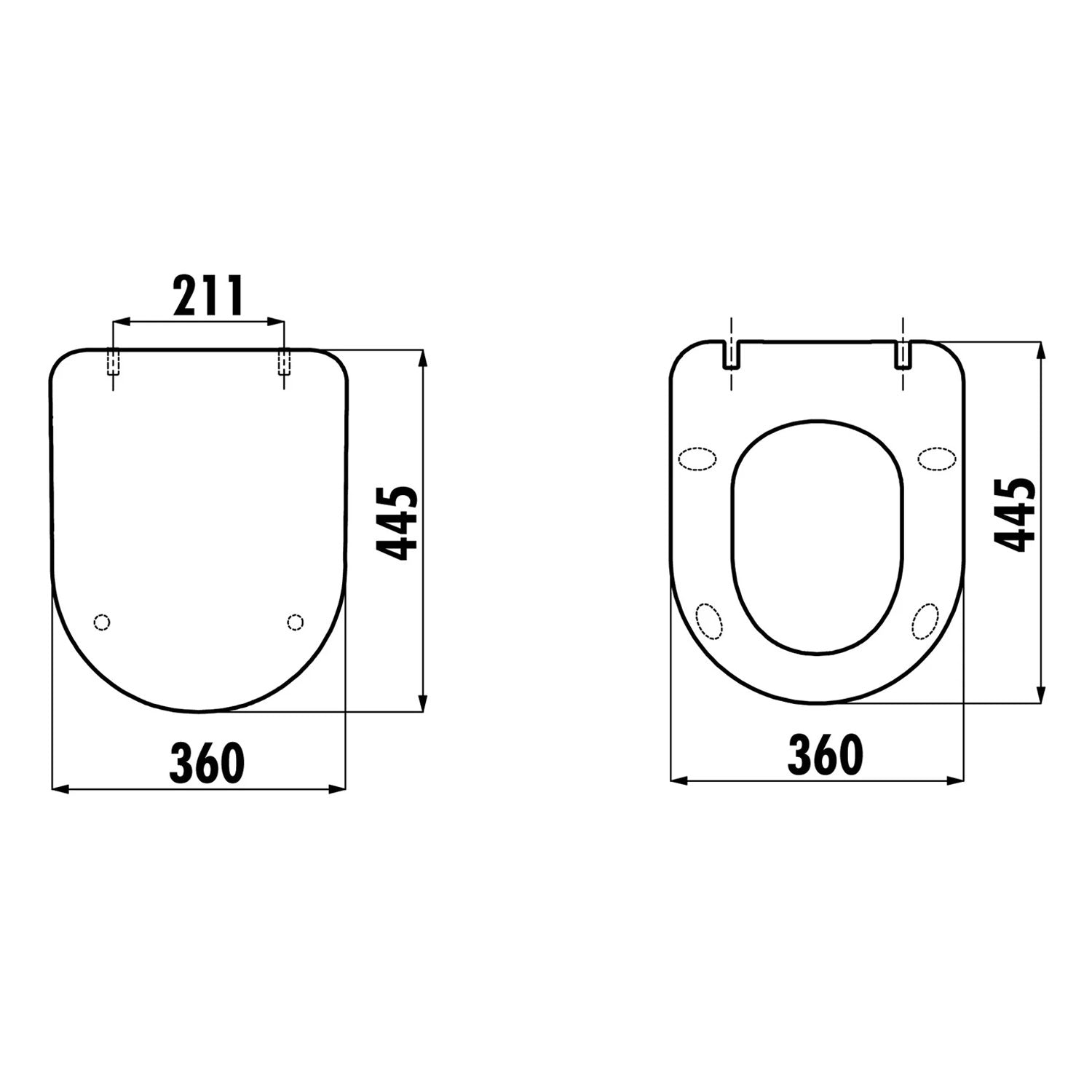 Creavit Duck Duroplast Yavaş Kapanan Klozet Kapağı Beyaz - KC0903.02