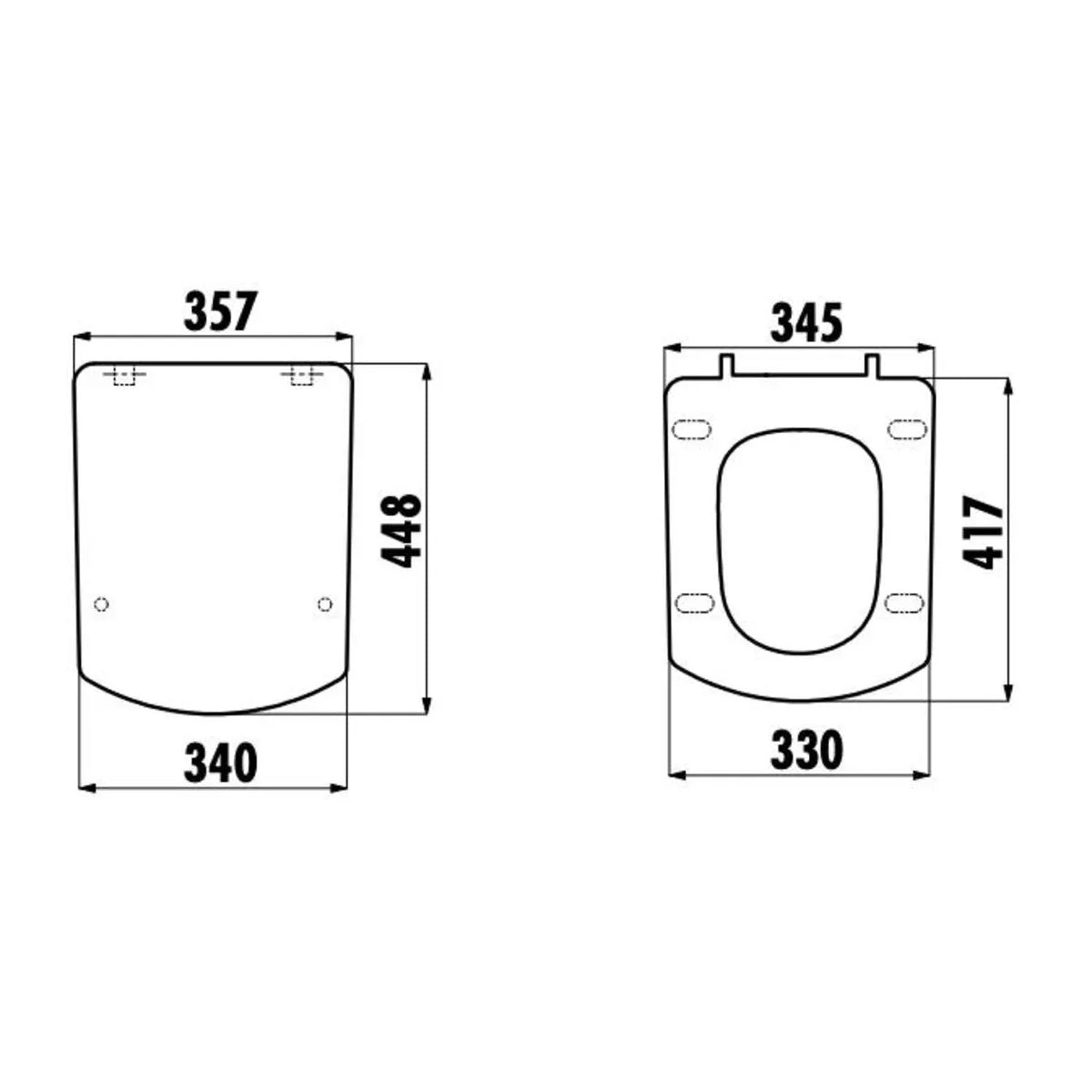 Creavit Sorti Duroplast Metal Menteşeli Klozet Kapağı - KC2102.01