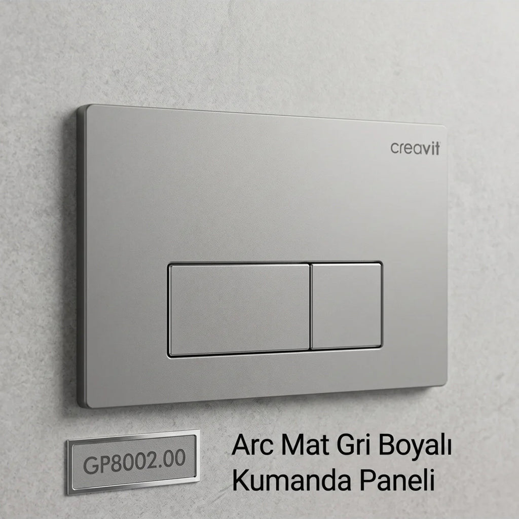 Creavit Gömme Rezervuar GR5001 + Kumanda Paneli GR8002.00