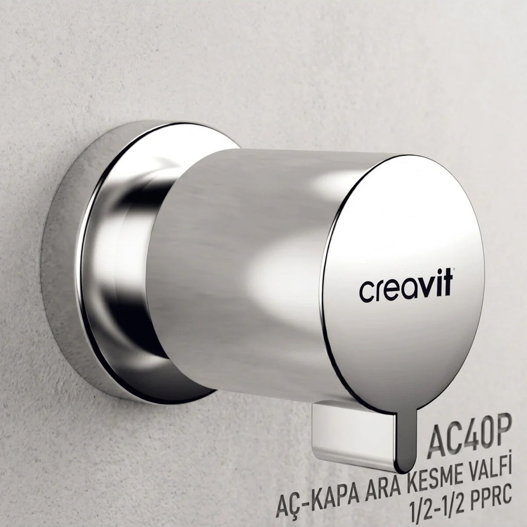Creavit Gömme Rezervuar GR5001 + Kumanda Paneli GP8002.00 + Ara Kesme Valfi AC40P Seti
