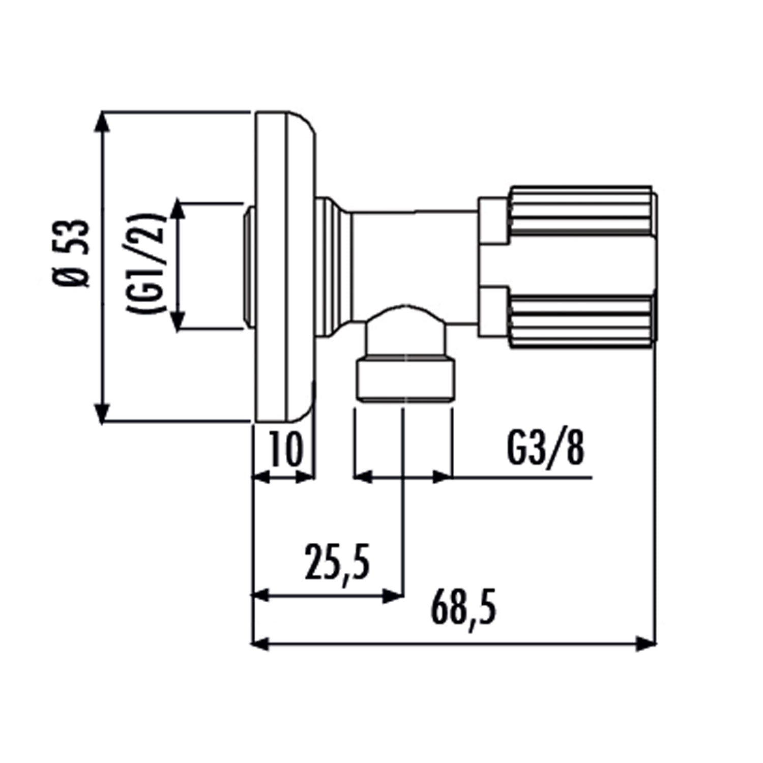 Creavit Ara Musluk (Volan) 1/2 3/8 - AC30G