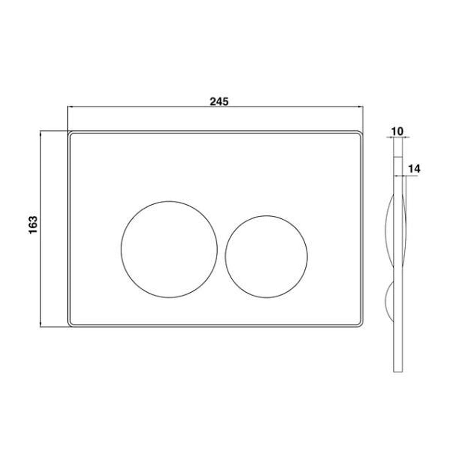 Creavit Ufo Mat Gri Boyalı Kumanda Paneli - GP1002.01