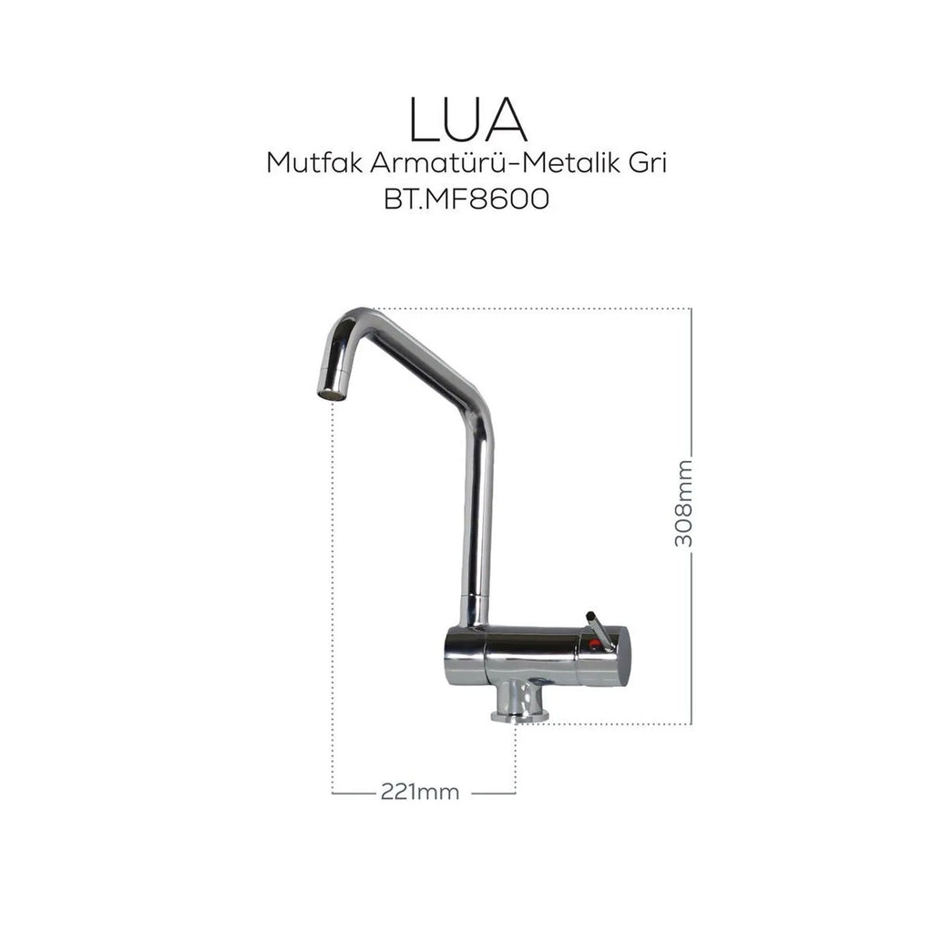 Creavit Lua Mutfak Armatürü Krom - MF8600