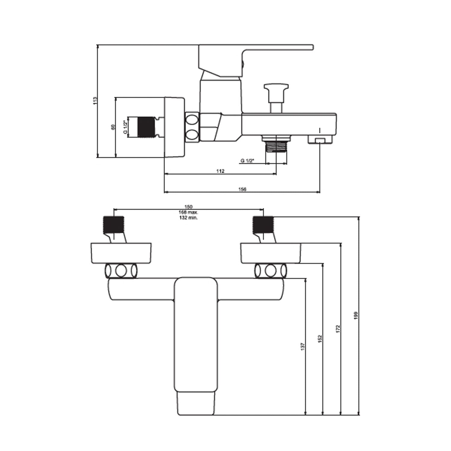 NSK Geo Banyo Bataryası Krom - N2037902