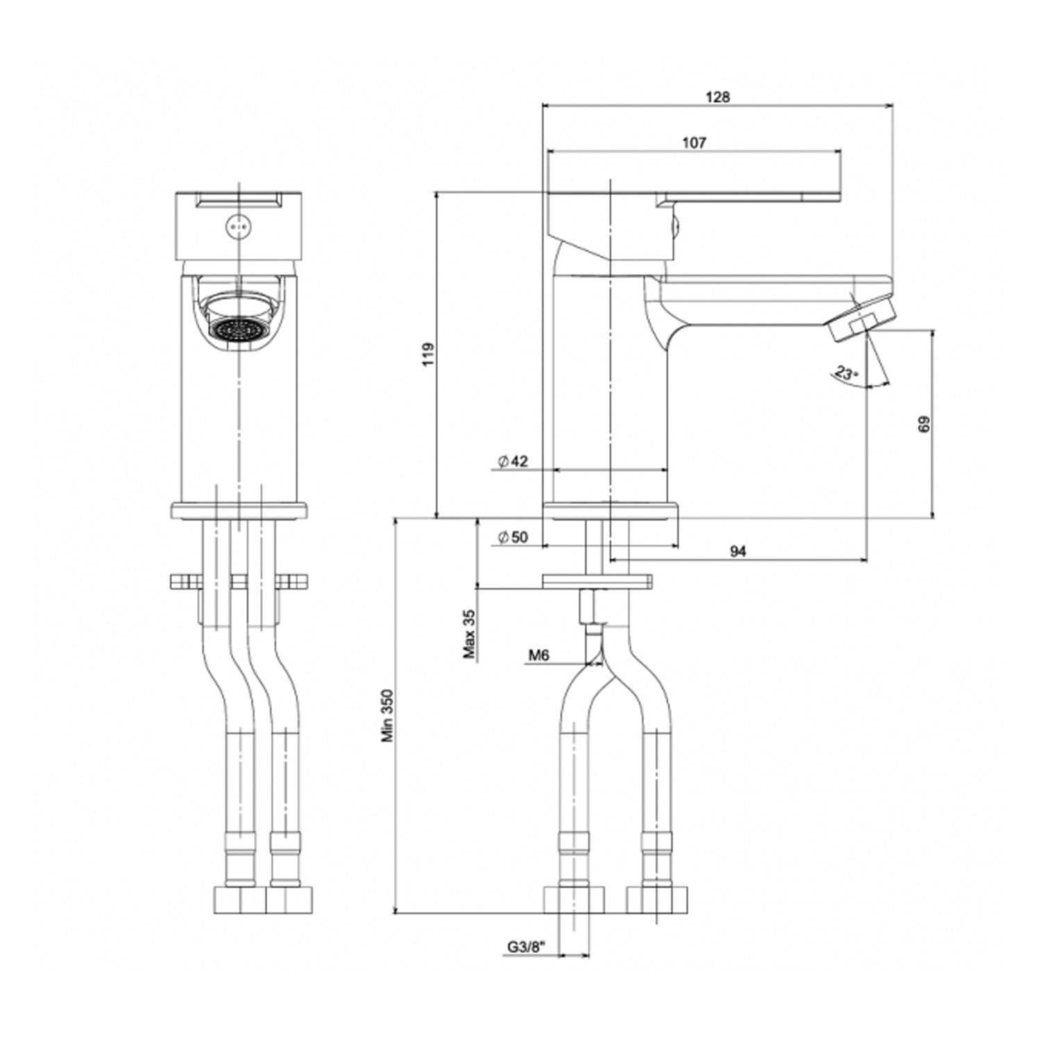 NSK Molera Lavabo Bataryası Krom - N3017302