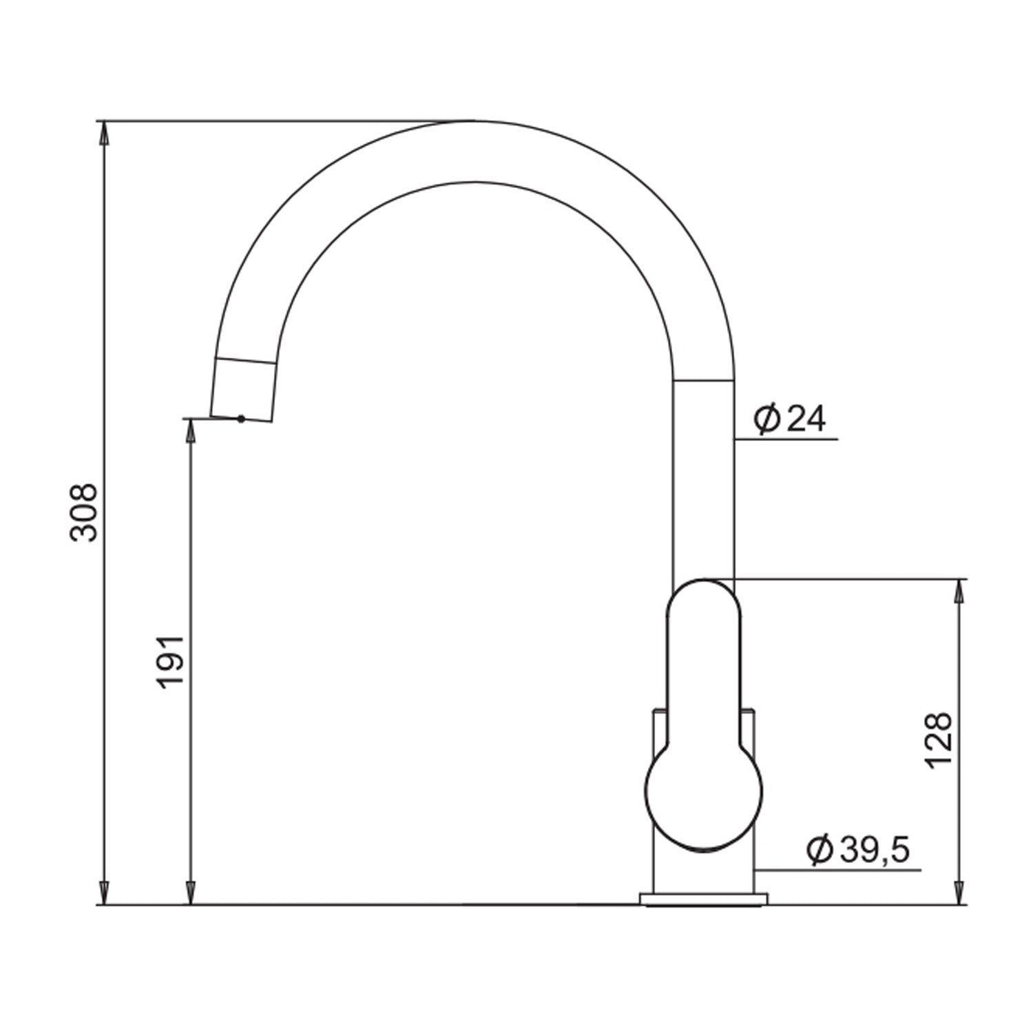 NSK Molera Eviye Bataryası Krom - N3063402