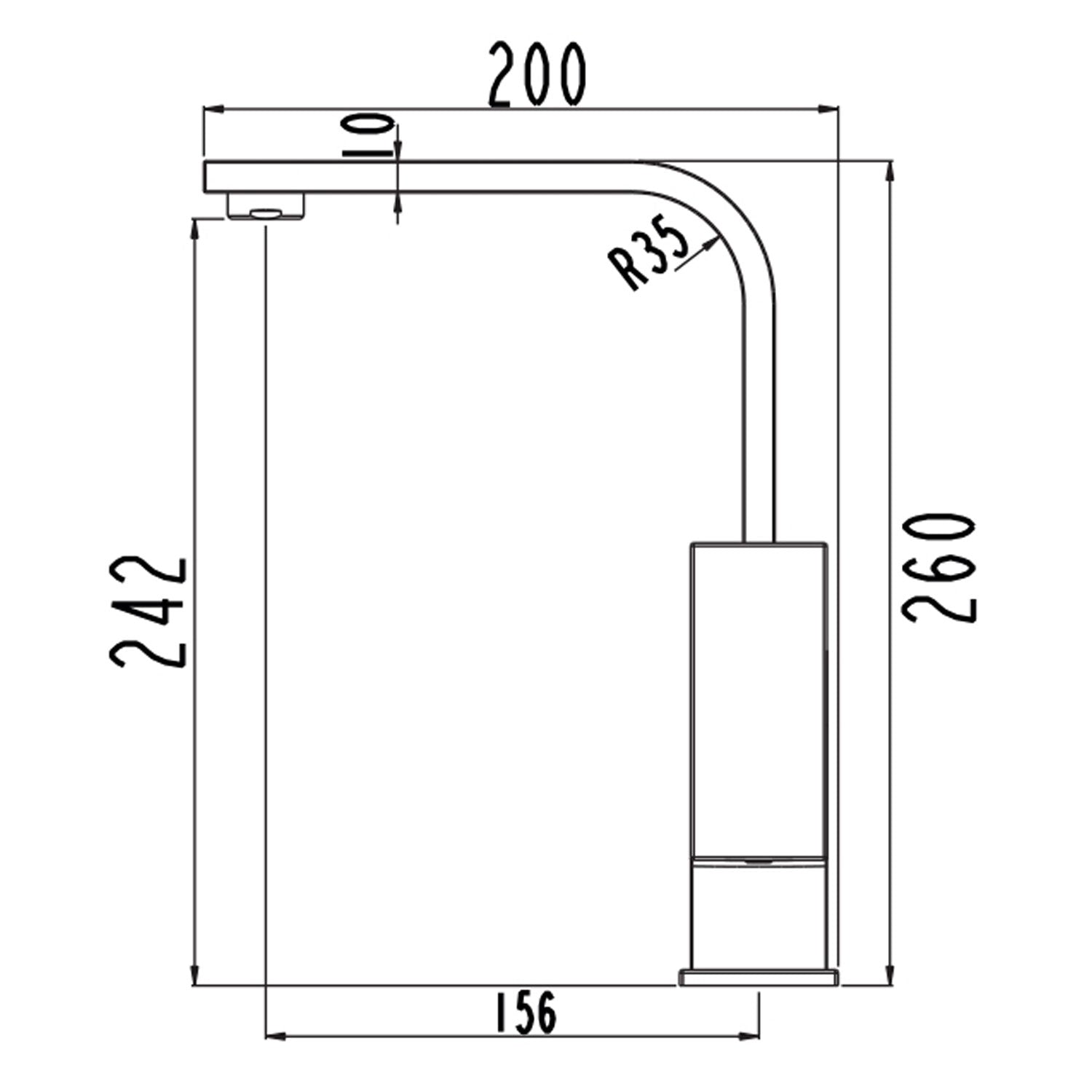 NSK Geo Kuğu Lavabo Bataryası Krom - N4014402