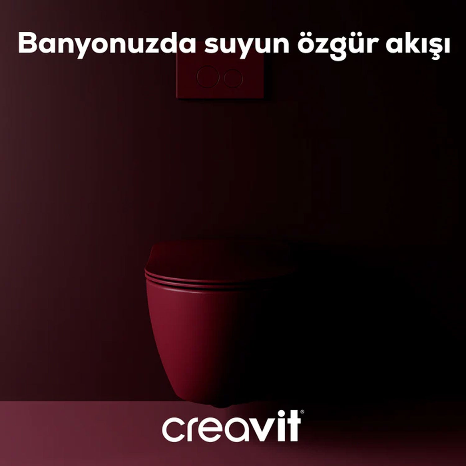 Creavit Ara Kesme Valfi 1/2-1/2" Berry - AC50L-BRY
