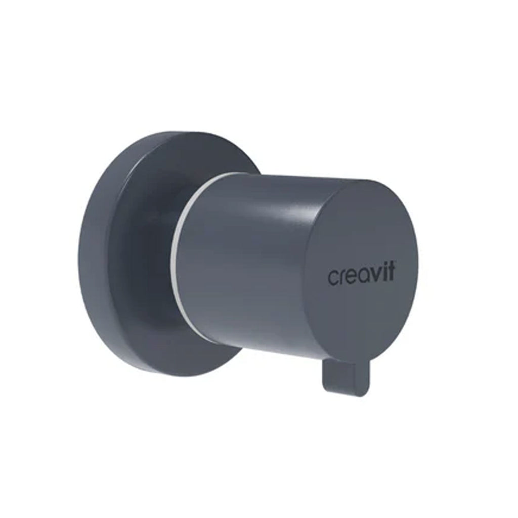 Creavit Ara Kesme Valfi 1/2-1/2" Basalt Mat - AC50L-BSM