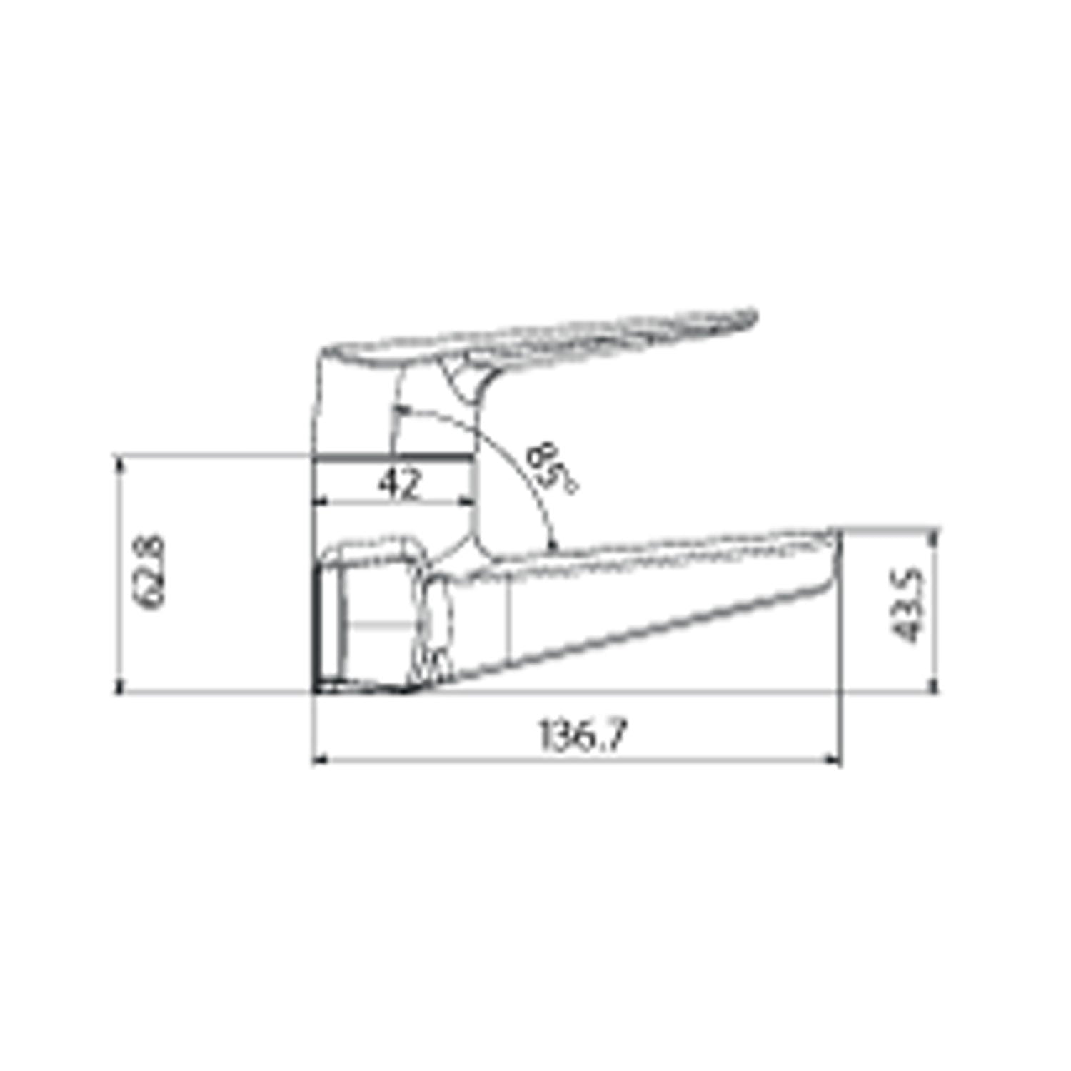 Creavit Bevel Banyo Armatürü Krom - BV2500