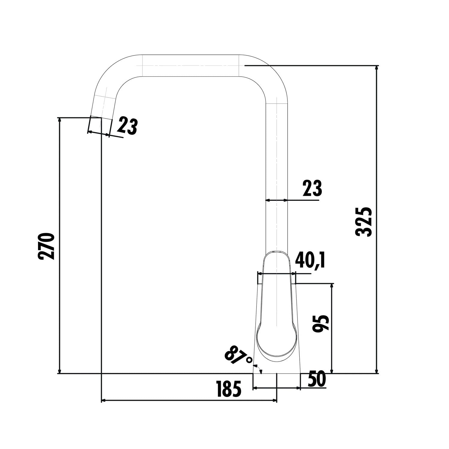 Creavit Bevel Mutfak Armatürü Krom - BV8500