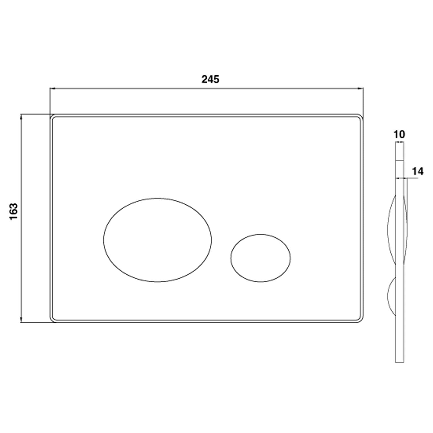 Creavit SPA Beyaz Kumanda Paneli - GP7001.00
