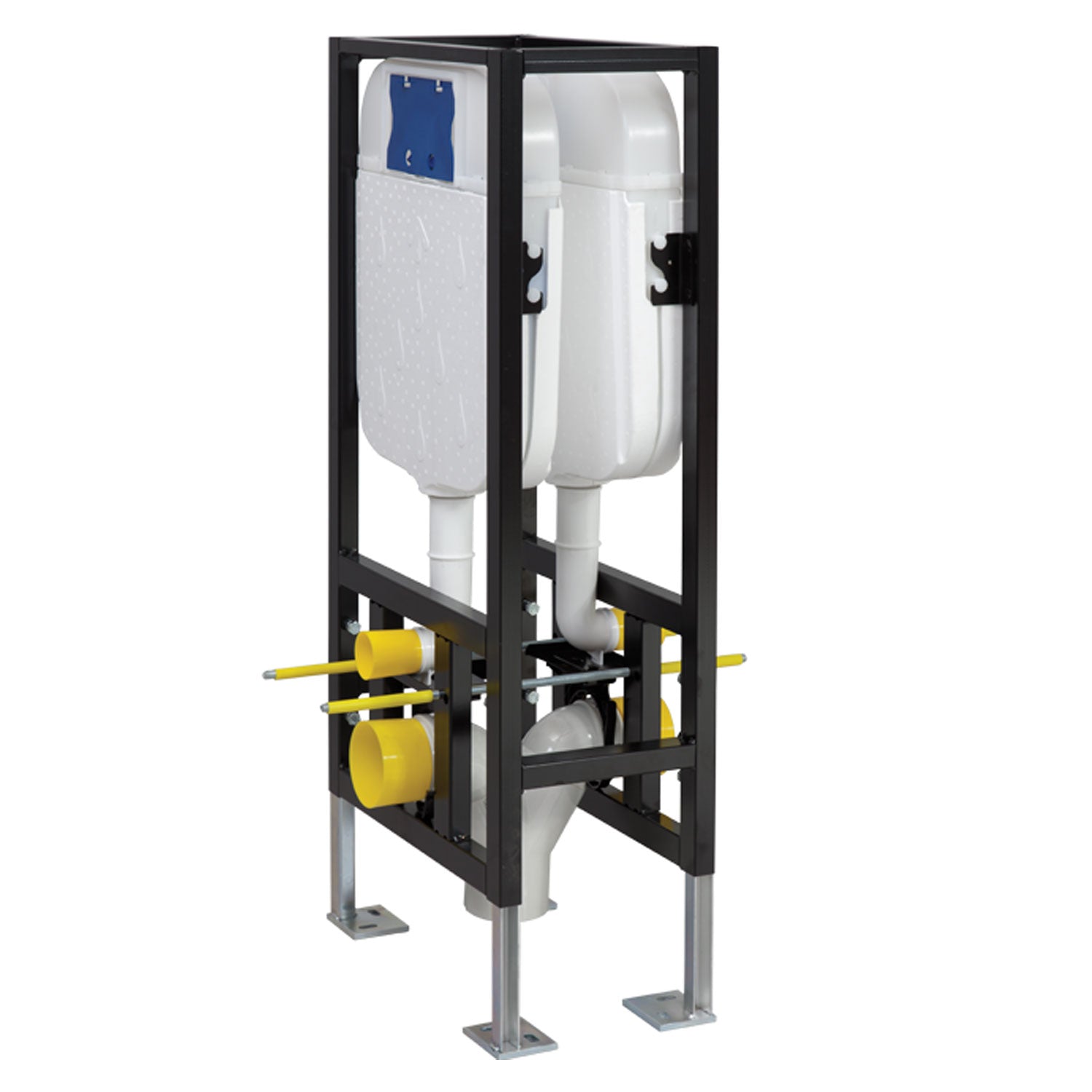 Creavit Asma Klozetler İçin Gömme Rezervuar Alçıpan Duvar İçi İkili Sırt Sırta Uygulamalı Set Hızlı Montaj 3-6 Litre Gövde - GR5005