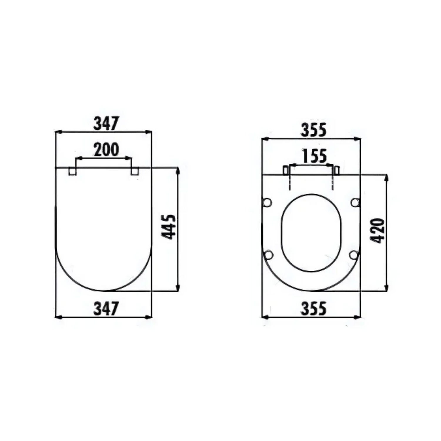 Creavit Amasra Ultima Duroplast Yavaş Kapanan Klozet Kapağı Beyaz - KC0103.03