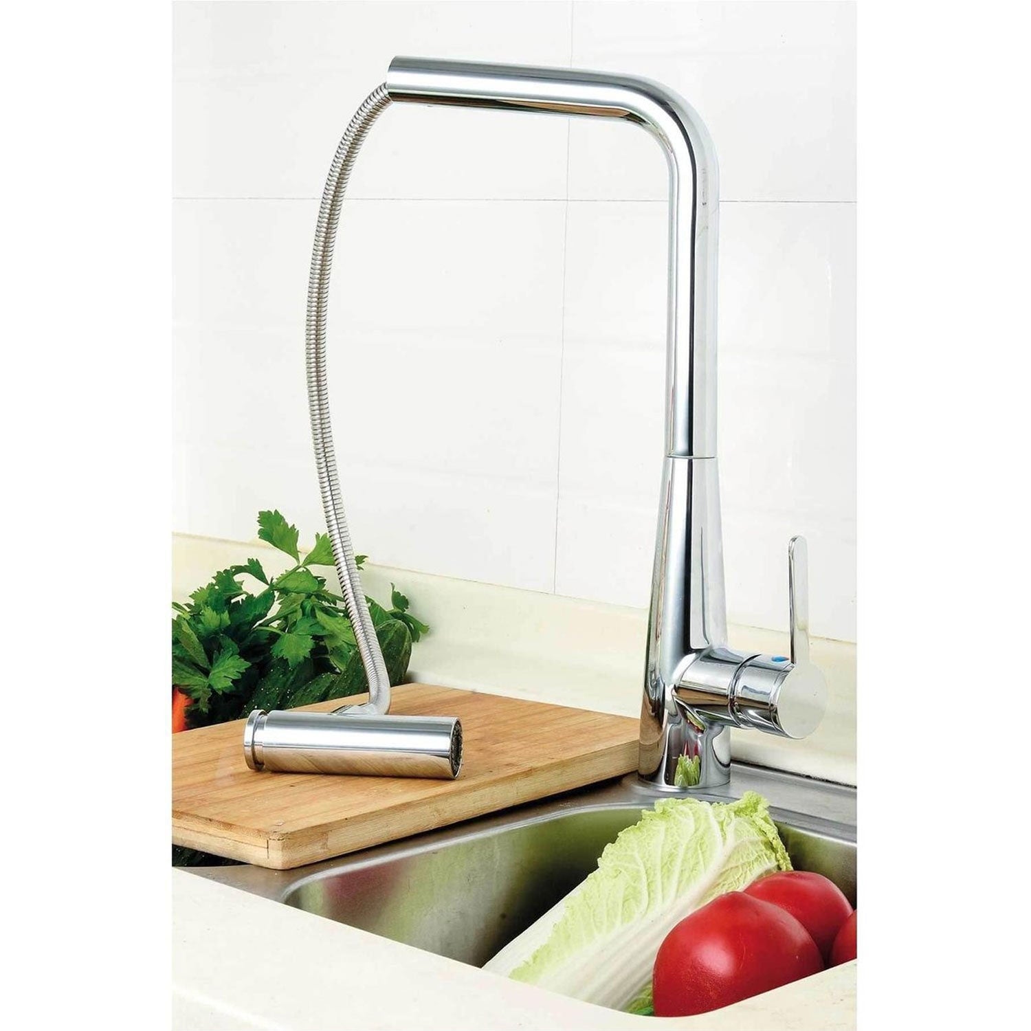 Creavit Mutfak Armatürü İki Fonksiyonlu(Spiralli) Krom - MF8855