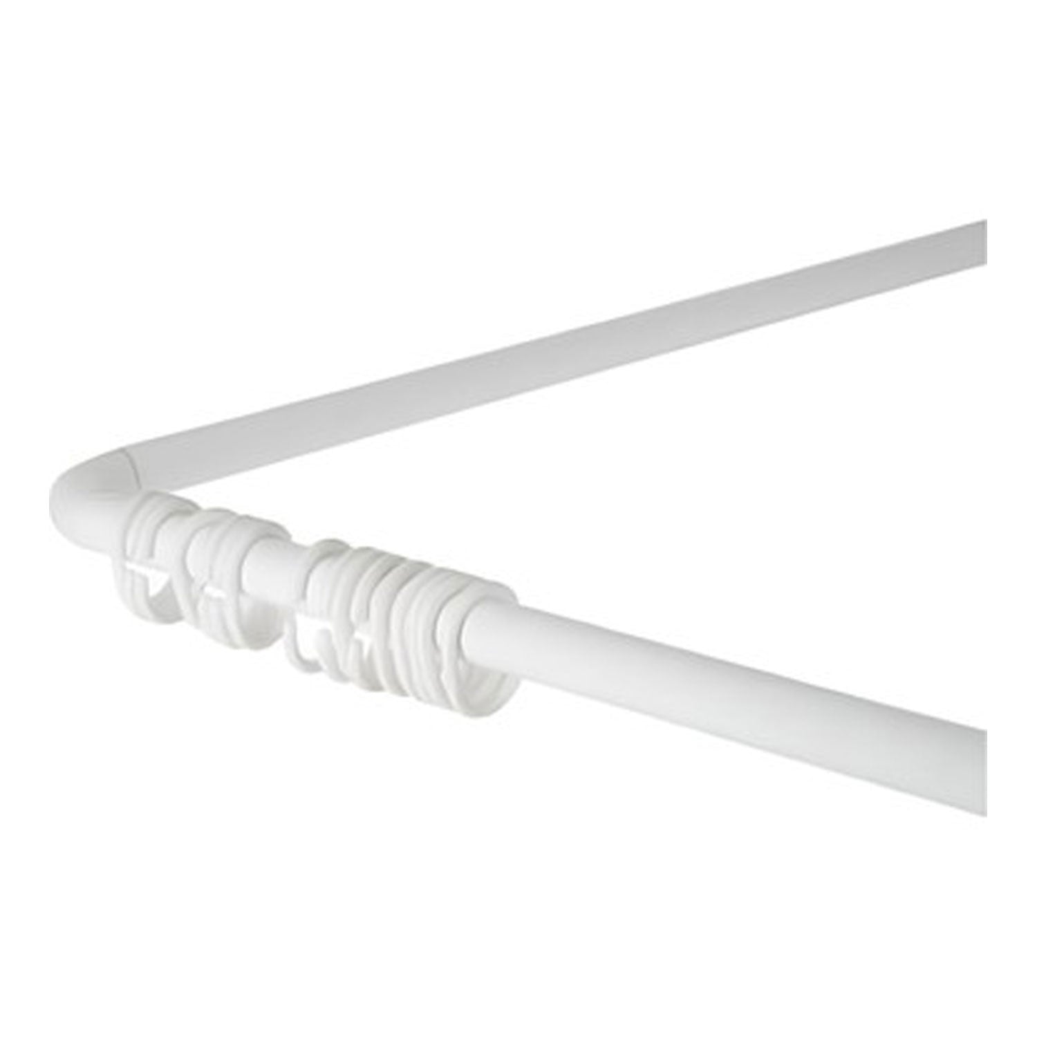 Köşe Banyo Perdesi Borusu Kancaları Dahil 90x90