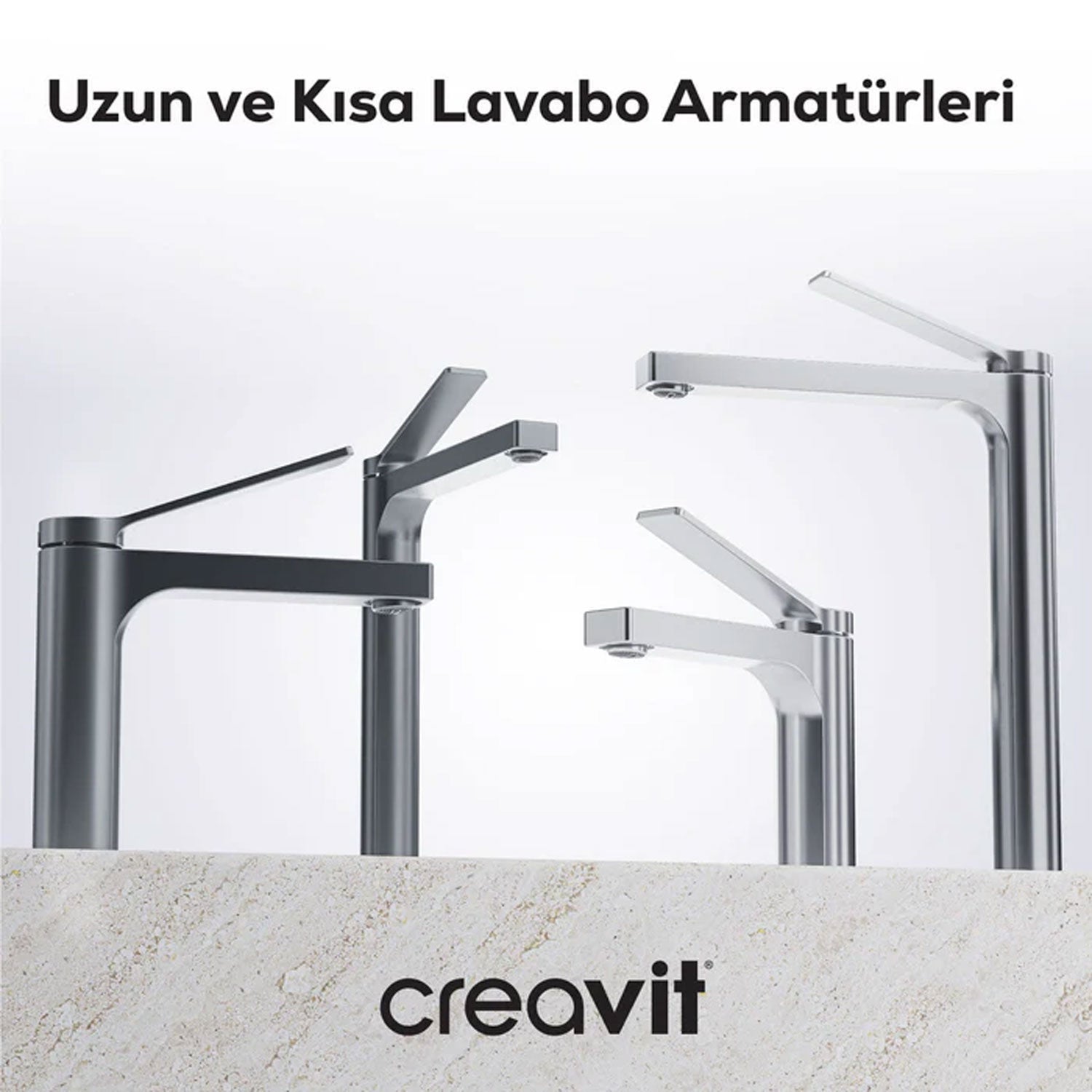 Creavit Ritmo Lavabo Armatürü Krom - RT1500