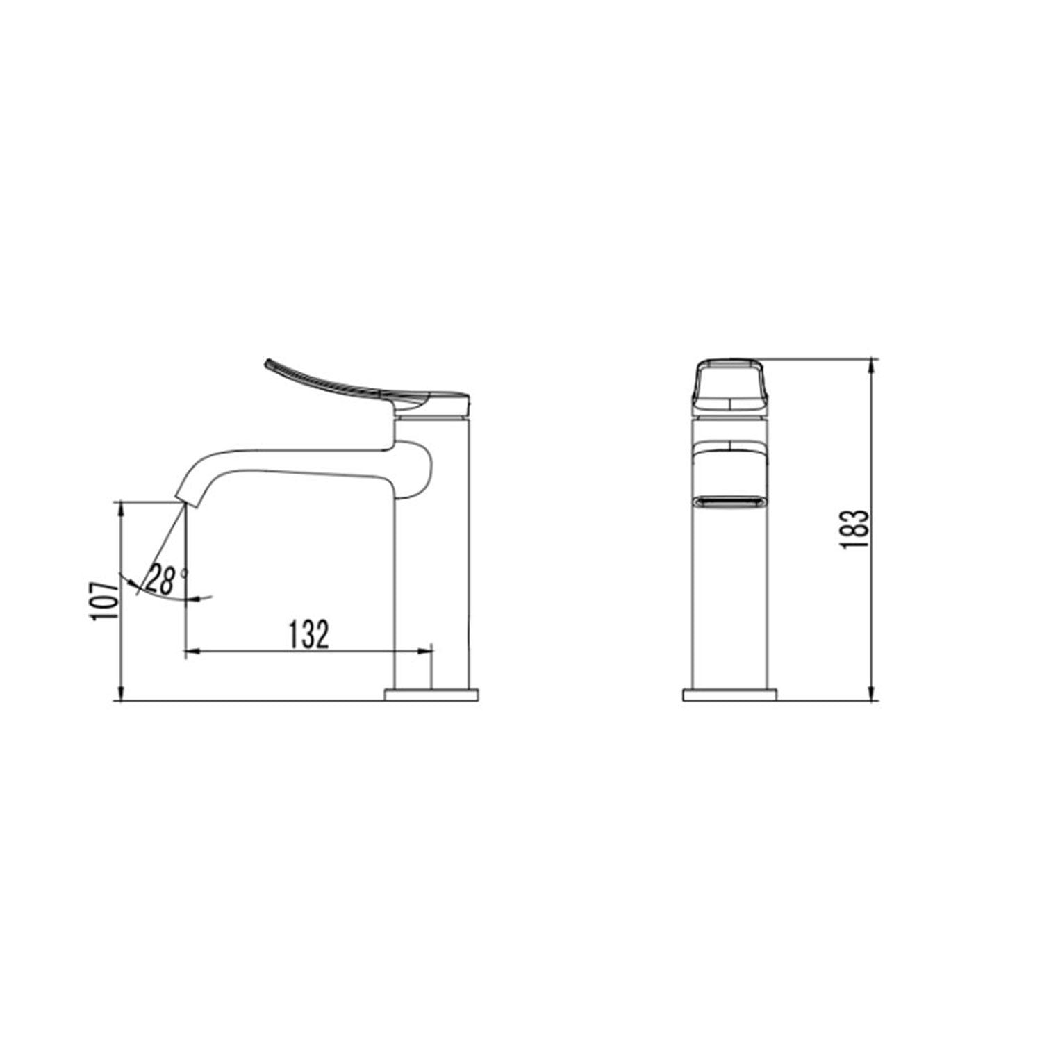 Creavit Ritmo Lavabo Armatürü Krom - RT1500