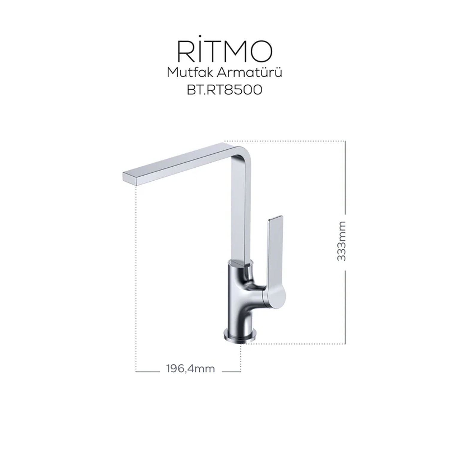 Creavit Ritmo Mutfak Armatürü Krom - RT8500
