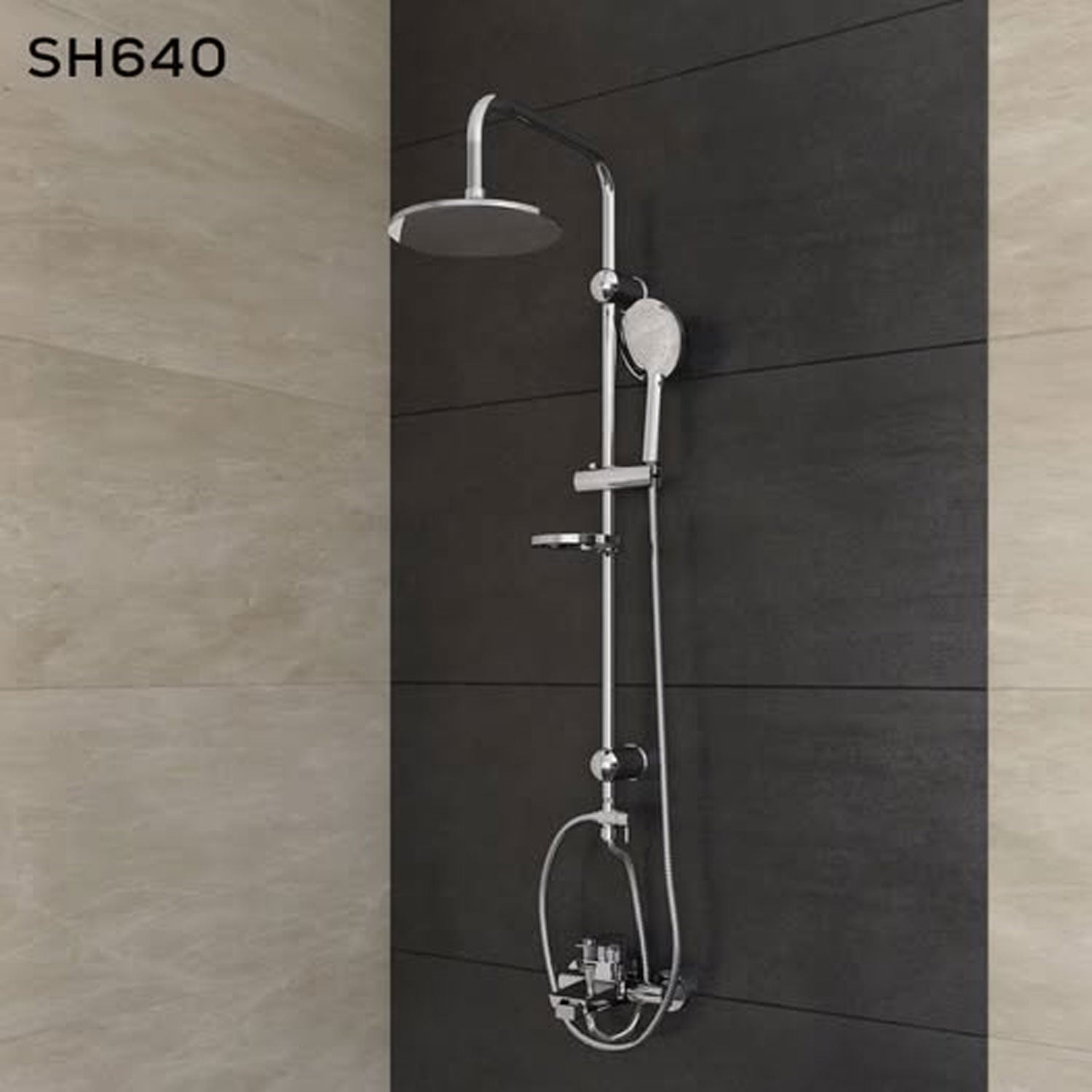 Creavit Tepe Duş Sistemi Kendinden Temizleyicili(Oval) - SH640