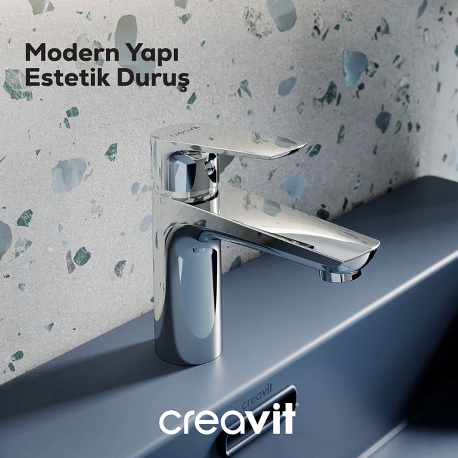 Creavit Solo Lavabo Armatürü Krom - SO1500