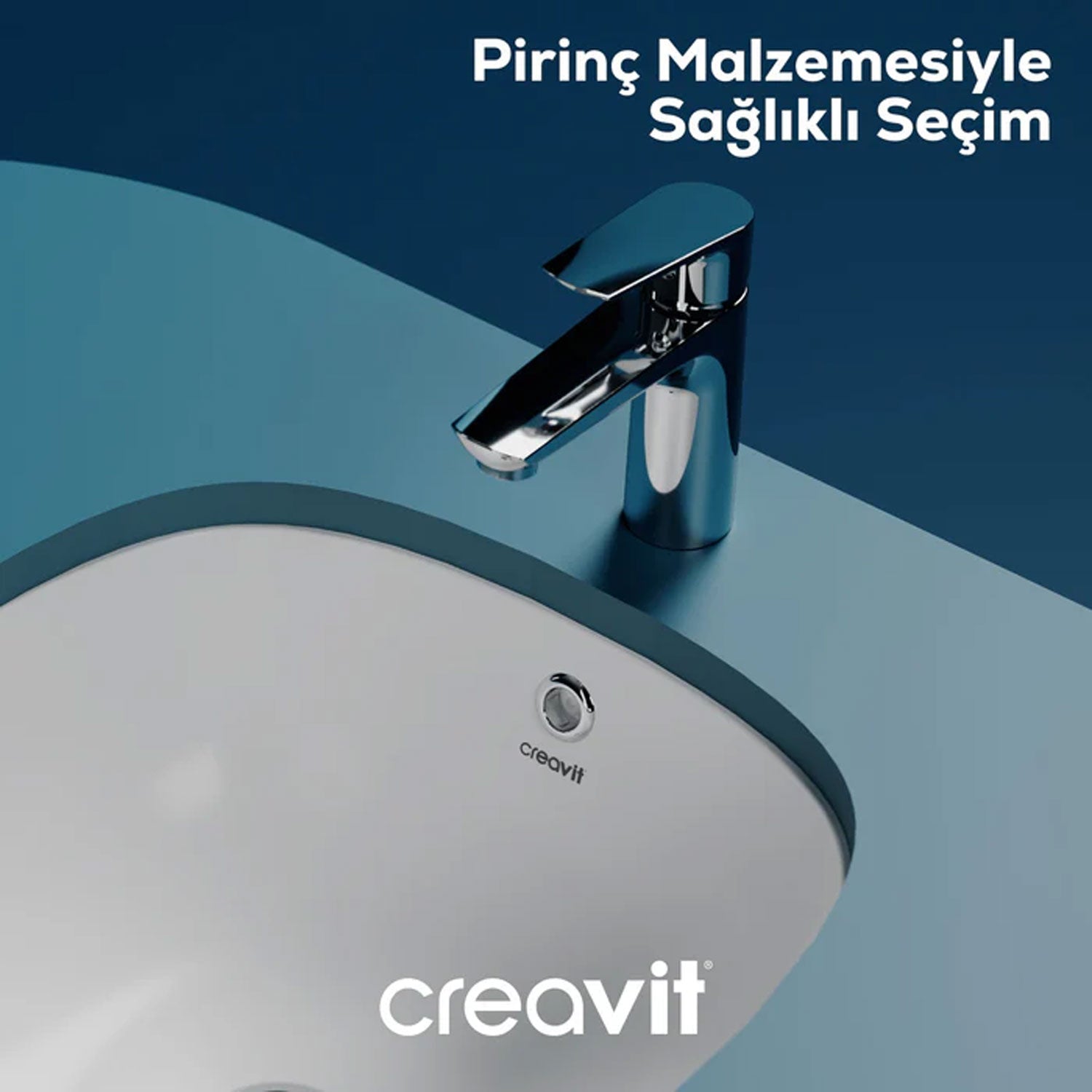 Creavit Solo Lavabo Armatürü Krom - SO1500
