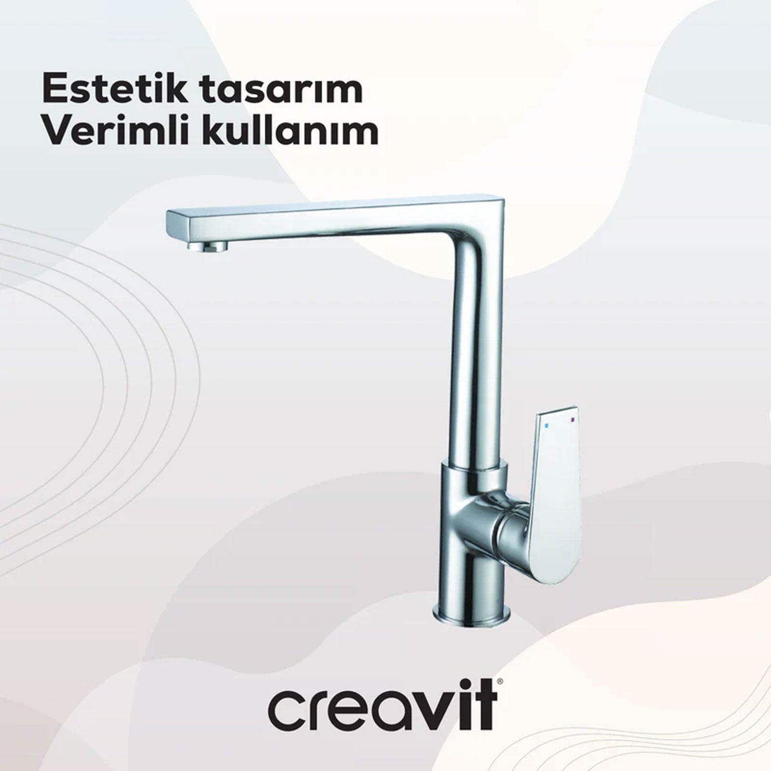 Creavit Sharp Mutfak Armatürü Krom - SR8500